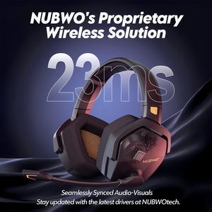 Auriculares Inalámbricos para Juegos NUBWO G06 con Cancelación <span class=keywords><strong>de</strong></span> Ruido, Supraaurales, 2.4g, Reducción <span class=keywords><strong>de</strong></span> Ruido, Estéreo, Conectores USB con Micrófono - Product Image 4