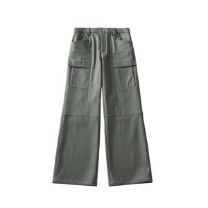 Pantalon cargo décontracté pour homme, automne/hiver 2024, tissu doux composite, coupe ample, jambe droite, taille élastique - Product Image 6