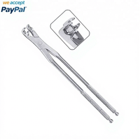 Pince à molaire universelle à quatre racines 19'' en acier inoxydable finition mate, instrument vétérinaire pour l'extraction des dents de cheval Sigal Medco