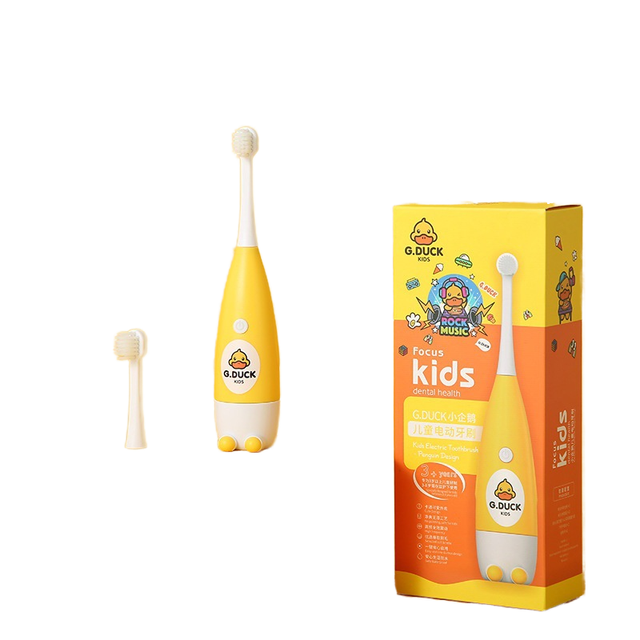Cute, smart, soft-bristle electric toothbrush with waterproof, sonic technology imported for kids and babies