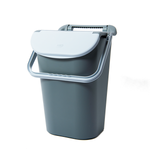 Tower <b>Bin</b> 40 Lt PP Grey <b>with</b> <b>Lids</b> and Locking Handle Storage Bucket - Product Image 1