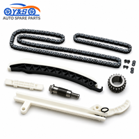 طقم سلسلة توقيت جديد مكون من 7 قطع لسيارات مرسيدس C200L/C260L/C300/C180/E200/E260 (M274/M260.920 921) مصنوع من الفولاذ السبائكي لاستبدال محرك السيارة