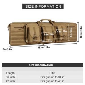 Bolsa Táctica Larga Especializada para un Solo Arma, Bolsa de Transporte Suave para Tiro, Estuche Acolchado con Asa, Correa Ajustable, Bolsa de Caza - Product Image 3