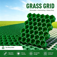 Grille de stabilisation du sol en HDPE anti-âge pour allées de manades de chevaux et espaces verts