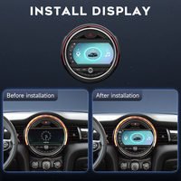 Pantalla de CarPlay integrada de 9 pulgadas, reproductor Multimedia Joying, pantalla táctil, Radio de coche para BMW Mini F55 F56 NBT