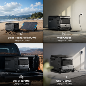 Anker SOLIX EverFrost 2 58L Compressor <b>Fridge</b> 61QT Dual-Zone Electric Cooler 288Wh Battery -4°F to 68°F for Commercial - Product Image 6