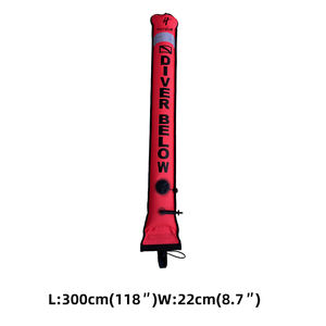 Boyas de Señalización de Superficie para Buceo, Alerta de Buceo, Buzo Abajo, Equipo de Seguridad para Buceo, Visibilidad Colorida, Seguridad, Inflable, SMB - Product Image 2