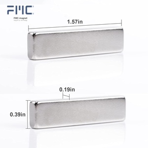 Bloc bon marché d'aimant de néodyme de l'éodyme N52 super fort pour l'aimant industriel de Ndfeb avec des services de traitement de soudure de recourbement - Product Image 6