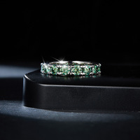 Anneaux pour femmes en or blanc 18 carats haut de gamme, sertis de moissanite ovale, pavé, certifiés IGI, prix de gros en ligne