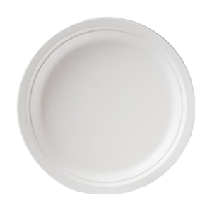จานชานอ้อยขนาด 9 นิ้ว สำหรับอาหารร้อน เหมาะสำหรับงานจัดเลี้ยง - Product Image 1