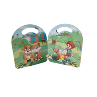 Impression de livres cartonnés personnalisés en couleur, couverture souple, reliure parfaite, papier couché pour l'éducation des enfants, vente en gros OEM