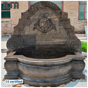 <span class=keywords><strong>Fontaine</strong></span> <span class=keywords><strong>murale</strong></span> en marbre sculptée à la main Cascade en pierre <span class=keywords><strong>Fontaine</strong></span> d'eau Sculpture pour la décoration <span class=keywords><strong>de</strong></span> jardin extérieur Villa - Product Image 1