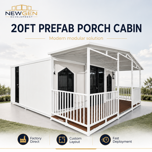 Casa Contenedor Modular Moderna con Estructura de Acero de 20 pies, Prefabricada, para Uso en Villas, Newgen Development - Product Image 1
