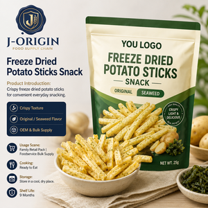 Bâtonnets <span class=keywords><strong>de</strong></span> pommes <span class=keywords><strong>de</strong></span> terre lyophilisés multi-ingrédients, croustillants, prêts à consommer, OEM/ODM Fujian, paquet <span class=keywords><strong>de</strong></span> 25g, Chine, 9 mois <span class=keywords><strong>de</strong></span> durée <span class=keywords><strong>de</strong></span> conservation - Product Image 3