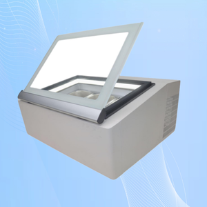 Thương mại tự động <span class=keywords><strong>s</strong></span>ữa kem Tủ Máy tính để bàn nhỏ nhúng món tráng miệng bánh ngọt Sushi hiển thị tủ đông mới 220V - Product Image 4