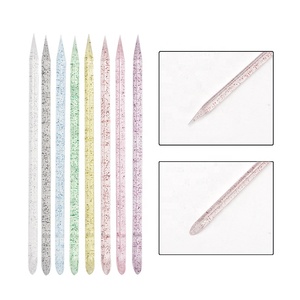 Outils professionnels portables pour le nail art en cristal, 100 bâtonnets jetables à double tête pour éliminer les peaux mortes et les cuticules, à bas <span class=keywords><strong>prix</strong></span> - Product Image 4