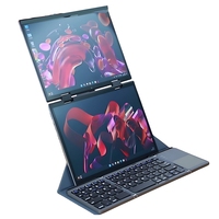 Factory OEM Custom 10.5" Dual Screen Laptop Personal Home Entertainment PC Intel N95 Pocket Notebook PC Wholesale Touch Tablet