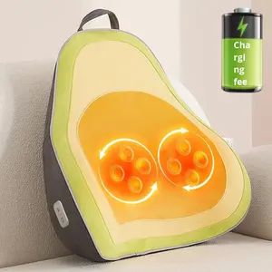 หมอนนวดหลัง บรรเทาอาการปวด พร้อมฟังก์ชั่นดนตรี  แบบเสียบปลั๊ก  พร้อมระบบทำความร้อน  นวดบริเวณสะโพก <span class=keywords><strong>เอว</strong></span> <span class=keywords><strong>หลัง</strong></span> คอ  นวดกระตุ้นกล้ามเนื้อต้นคอ - Product Image 1