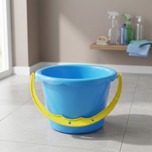 Seau à sable en plastique pour enfants, jouet de plage pour aire de jeux extérieure et bord de mer, dans un sac en filet - Product Image 3