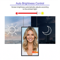 Pantalla Digital Publicitaria de Alta Luminosidad (2000 Nits) con Soporte de Piso, Android 55 LCD, Señalización OEM