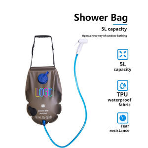 Offre Spéciale 5L TPU Portable Sac De <span class=keywords><strong>Douche</strong></span> En Plein Air Pliable Pression Réservoir Chauffé Solaire pour Camping pour Suspendre Bain Parfait - Product Image 5