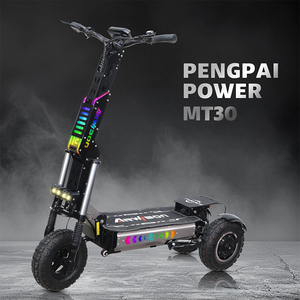 Scooter électrique 13 pouces 60V 6000W double entraînement à grande vitesse génération pliable avec moteur sans balais US. Spot d'entrepôt - Product Image 6