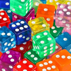 Nhỏ Đầy Màu Sắc Cạnh Tròn Con Xúc Xắc Bộ Bắt Mắt Mini Con Xúc Xắc Trò Chơi Mịn Bề Mặt Chống Xúc Xắc Cho Lớp Học Bên - Product Image 6
