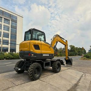 Nouvelle pelle sur pneus XE60WGA de 6 tonnes, pelle hydraulique compacte sur roues, machine de construction routière - Product Image 3