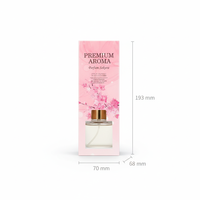 Diffuseur de parfum en verre écologique aux senteurs de fleurs de cerisier, 90 ml, non toxique, pour la maison, le bureau, la chambre, cadeaux pour femmes, Odorkey
