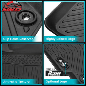 Tapis de sol pour Jeep Grand Cherokee L 2021-2025, toutes saisons, TPE, tapis moulés 3D, 4 pièces, imperméables - Product Image 2