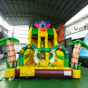 Toboggan Gonflable Commercial Clown de <span class=keywords><strong>Cirque</strong></span> à 3 Voies, Grand Toboggan Gonflable Sec Extérieur en PVC pour Enfants et Adultes - Product Image 6