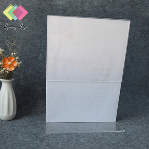 Letrero de Primavera de 8,5x11 pulgadas, montaje en pared, letrero acrílico, menú, Soporte de etiquetas, tienda de mesa con cintas, estante de precio de exhibición de tarjeta de mesa A4 transparente - Product Image 5