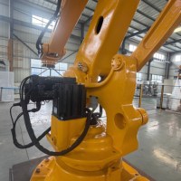 Robot de palettisation à intégration transparente avec synchronisation du convoyeur et composants étanches pour lignes d'assemblage