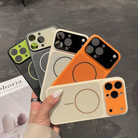 Coque de téléphone portable magnétique multicolore en PC pour iPhone 18 Pro, 17 Air, 16, 15, 14, 13 Pro Max, avec dissipation thermique et finition mate