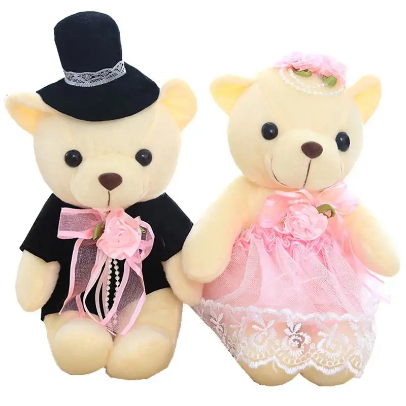 La Chine a fourni 8 pouces petit ours Saint Valentin cadeau performance décoratif kawaii animal en peluche pour gril