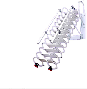 Escaliers rétractables pliants en aluminium et acier au carbone noir multifonctionnels durables épaissi Invisible Home Apartments - Product Image 6