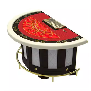 New Design Half Black <b>Blackjack</b> <b>Table</b> Customizable <b>High</b> <b>Quality</b> Professional Casino <b>Quality</b> MDF/Wood/Metal/Stainless Steel - Product Image 3