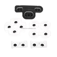 Almohadilla de Silicona Conductora Transparente para el Controlador de Juegos de PS3, Botones de Goma Conductivos, Teclado Suave, Carcasa de Botones, Teclados