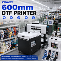 Imprimante DTF XINMEI A1, imprimante à transfert thermique DTF avec système d'encre blanche pour l'impression personnalisée de vêtements, tissus et textiles, usage professionnel