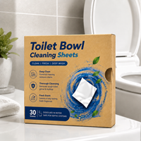 Papiers hygiéniques jetables multi-parfums, écologiques, formule douce à base de plantes, feuilles d'entretien pour toilettes en céramique, anti-taches