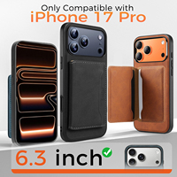 Étui portefeuille magnétique Denior OEM/ODM personnalisé en similicuir PU vintage avec protection antichute pour les séries Apple 17/16/15/14/13/12