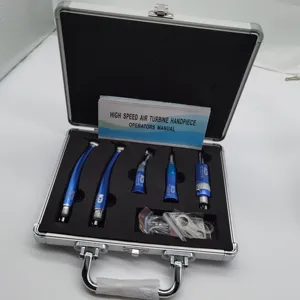 Equipamento dental colorido, dentista de alta velocidade e peça de mão de baixa velocidade para hospital clínico