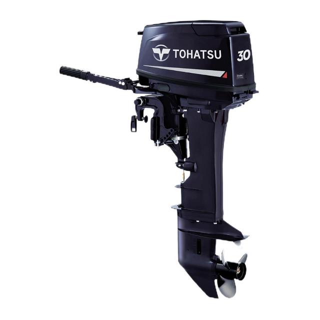Brand New and Genuine Brand Tohatsu 2 Stroke 30 hp Tohatsu Outboard Boat Motors M30HL Outboards Motor