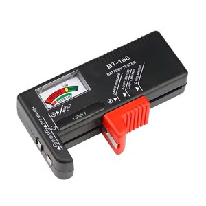 BT-168 AA/AAA/C/D/9V/1.5V pin phổ nút di động pin colour mã hóa Meter chỉ ra Volt Tester Checker bt168 điện - Product Image 2