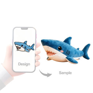 ของเล่นตุ๊กตาหมีน่ารัก & ฉลามทำจากผ้าฝ้าย PP นุ่มพิเศษของเล่นปาร์ตี้สำหรับทั้งชายและหญิง - Product Image 1