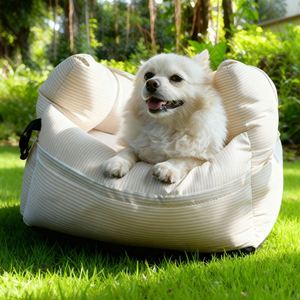 Camas para Perros con Rayas, Portátiles, para Viajes al Aire Libre, para Mascotas Pequeñas/Medianas, con Altura Ajustable, de Algodón PP, Venta al Por Mayor - Product Image 3