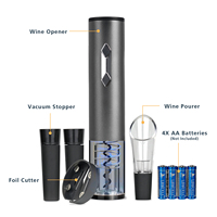 Nouveaux produits à importer Fabricant Tire-bouchon électrique Kit d'ouverture de bouteille de vin Gadgets pour hommes