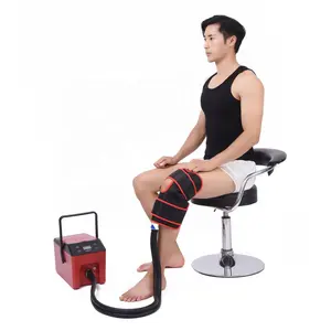 Cryopush सबसे लोकप्रिय घुटने भौतिक चिकित्सा उपकरण पल्स रुक-रुक कर संपीड़न और ठंडे पानी बर्फ चिकित्सा मशीनों