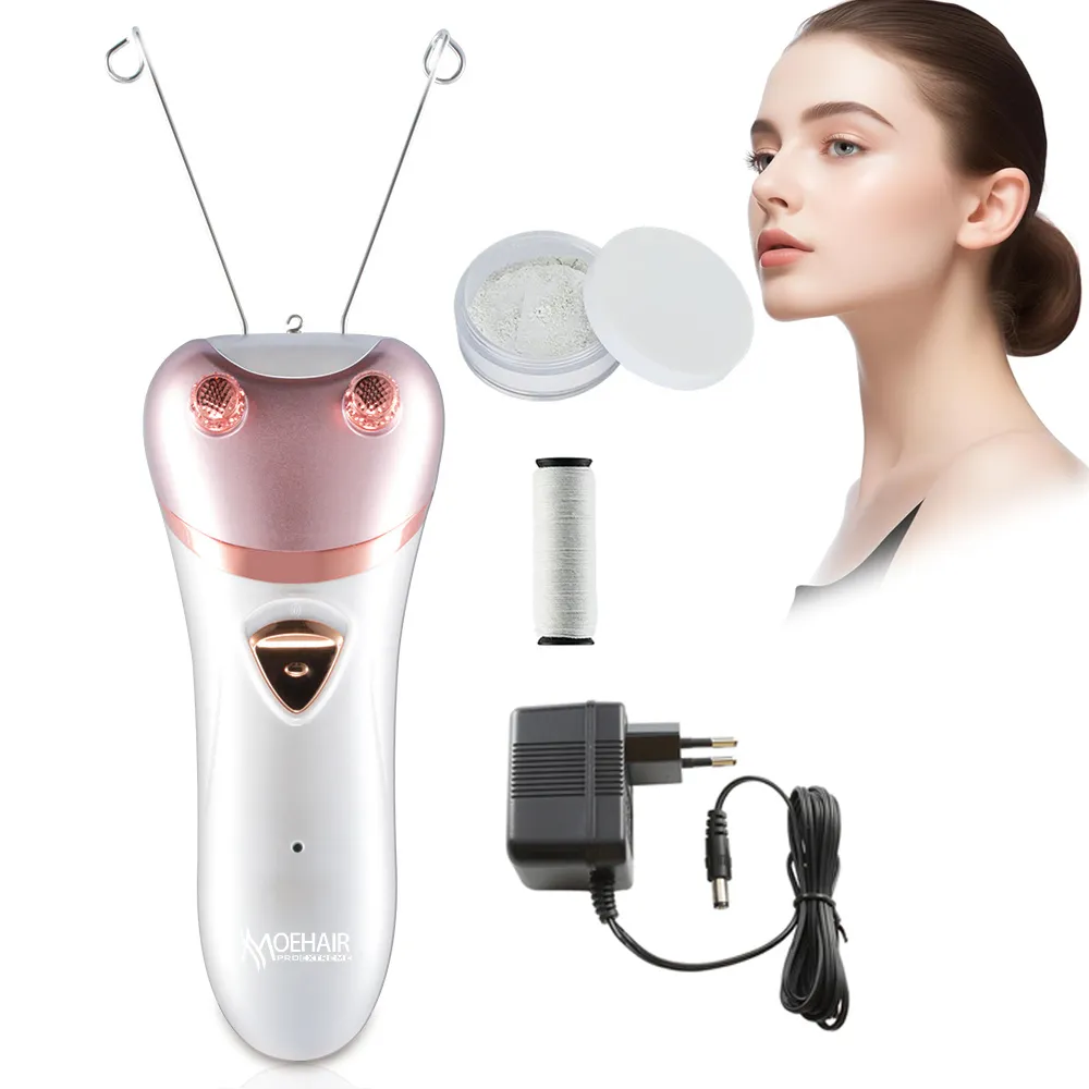 Moehair Automatic Threader Machine Epilator Facial Hair Remover Threading Hair Removal for Women