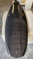 Planche de surf courte haute performance en carbone transparent